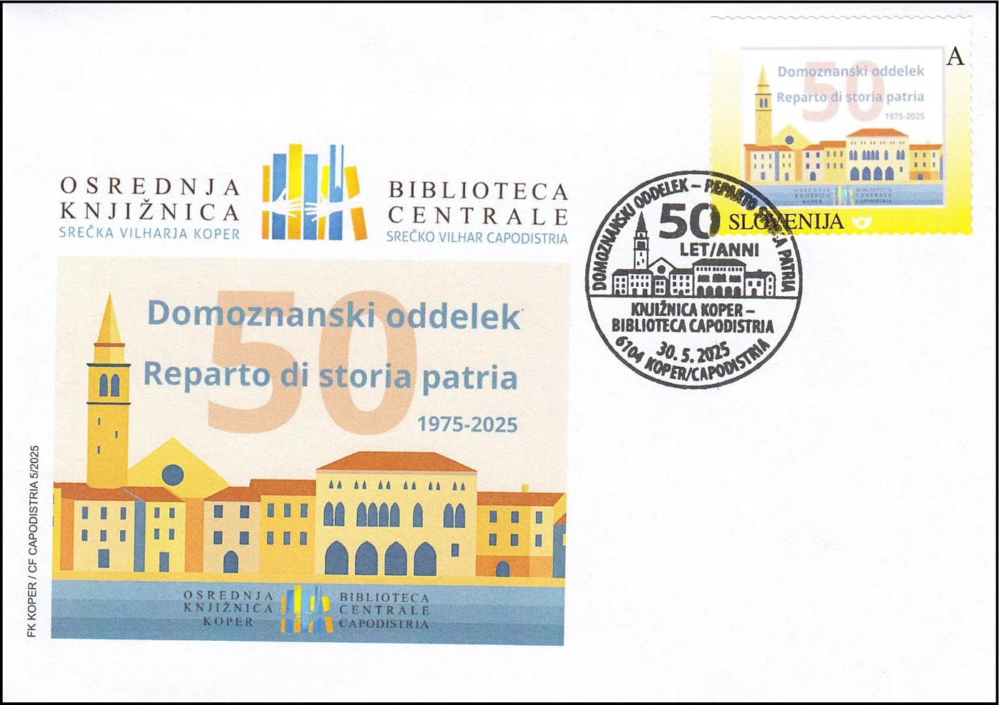 50 LET DOMOZNANSKI ODDELEK KNJIŽNICE KOPER
